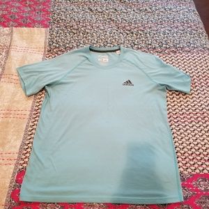 Adidas light blue tee